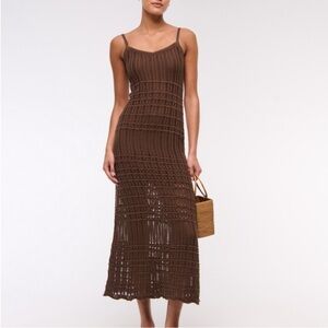 Abercrombie & Fitch Crotchet Maxi Dress